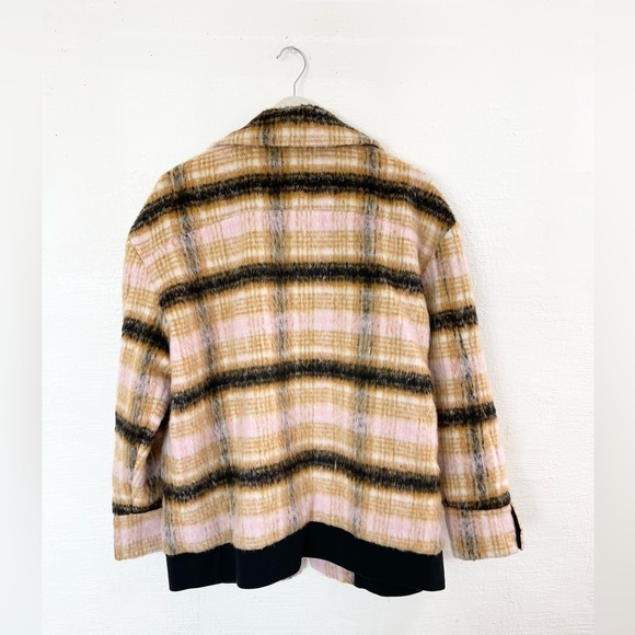 For Love & Lemons Rachel Plaid Jacket Multi Color - Picture 5 of 6
